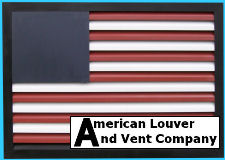 American Flag Gable Vent