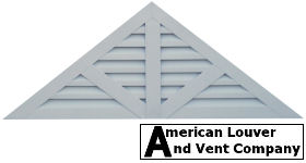 Triangle Gable Vent With Optional Spokes